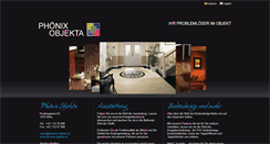 Desktop Screenshot of phoenix-objekta.at